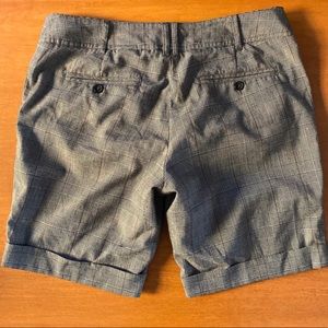 **3 for $20!!** H&M Plaid Bermuda Shorts Black Grey Plaid 10
